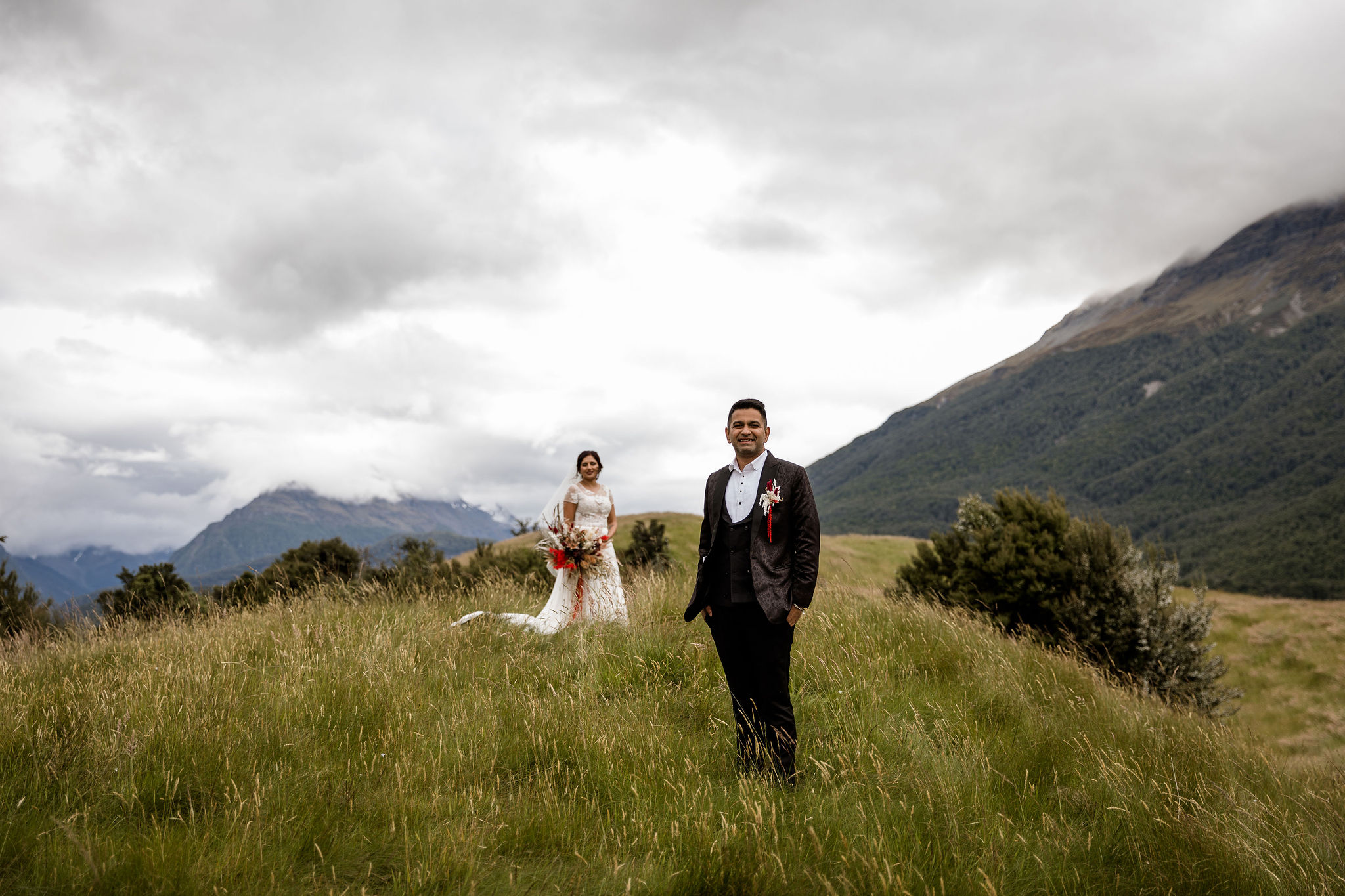 Amneet & Gagan at the Wedding Spot 