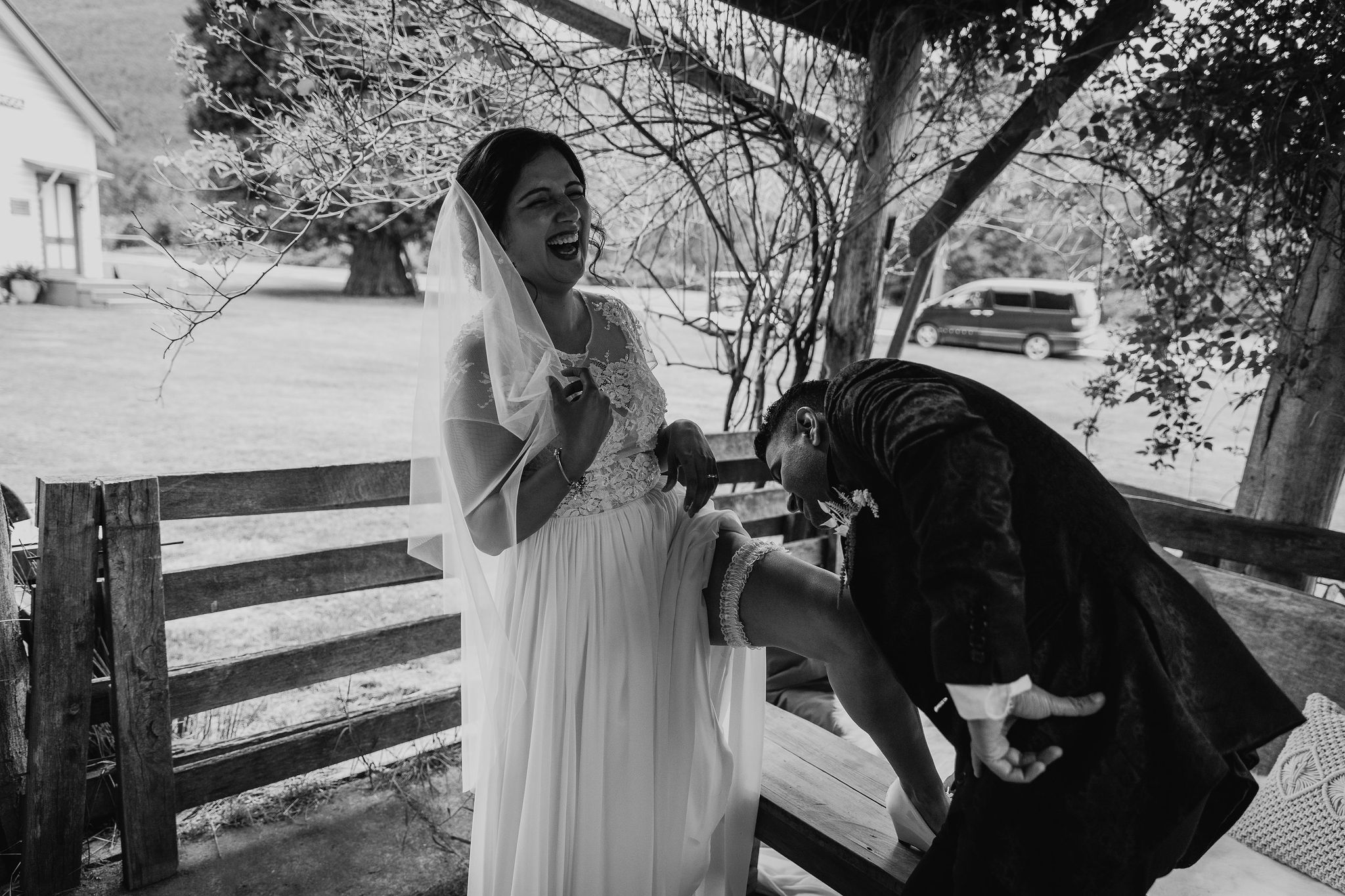 Fun and games as Gagan removes the garter