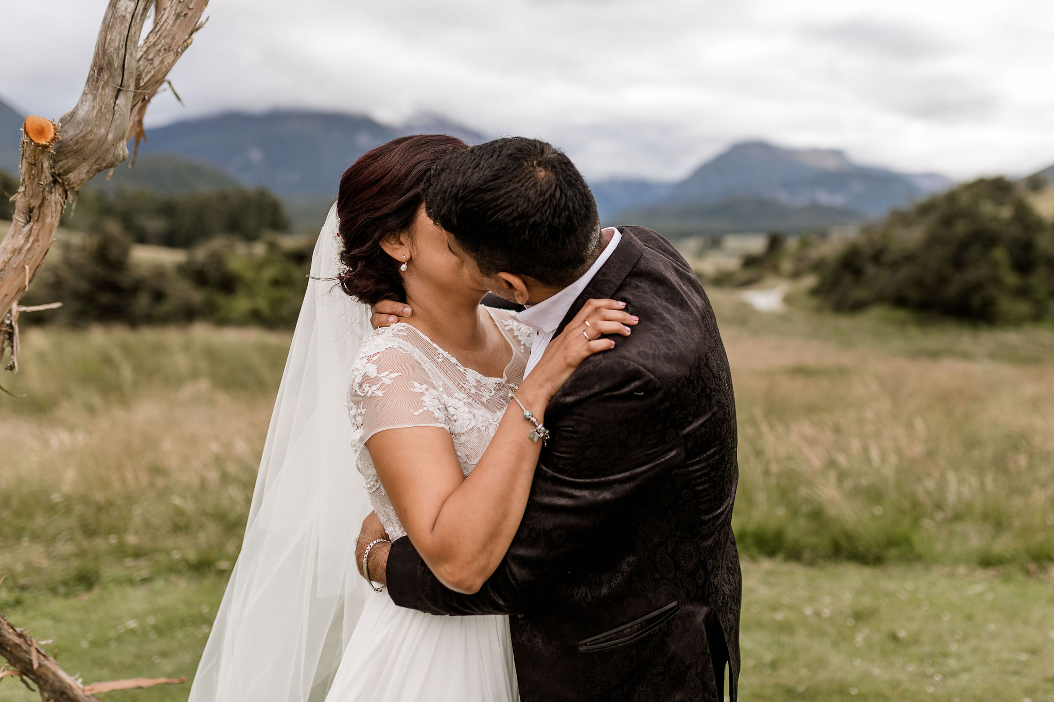 First kiss as Mrs & Mrs