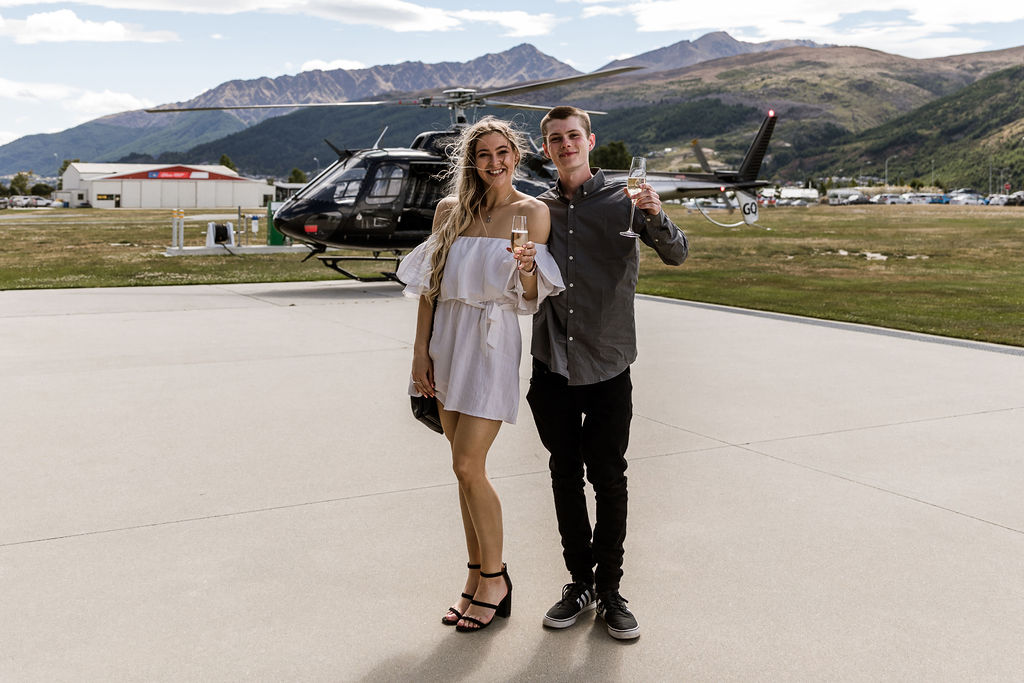 Back at the Queenstown Airport - Engaged