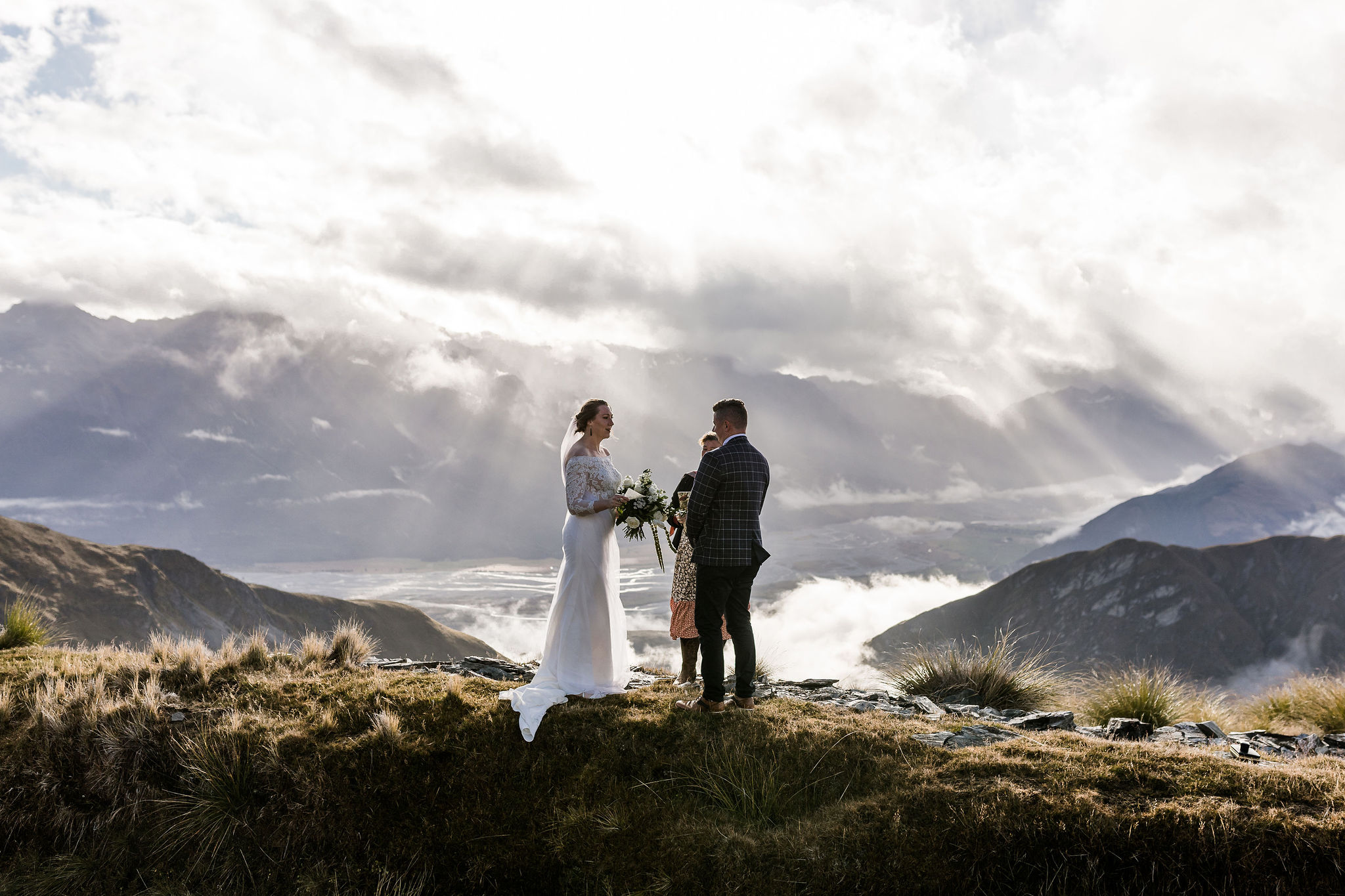 Heli Elopement Queenstown - Susan Miller Photography