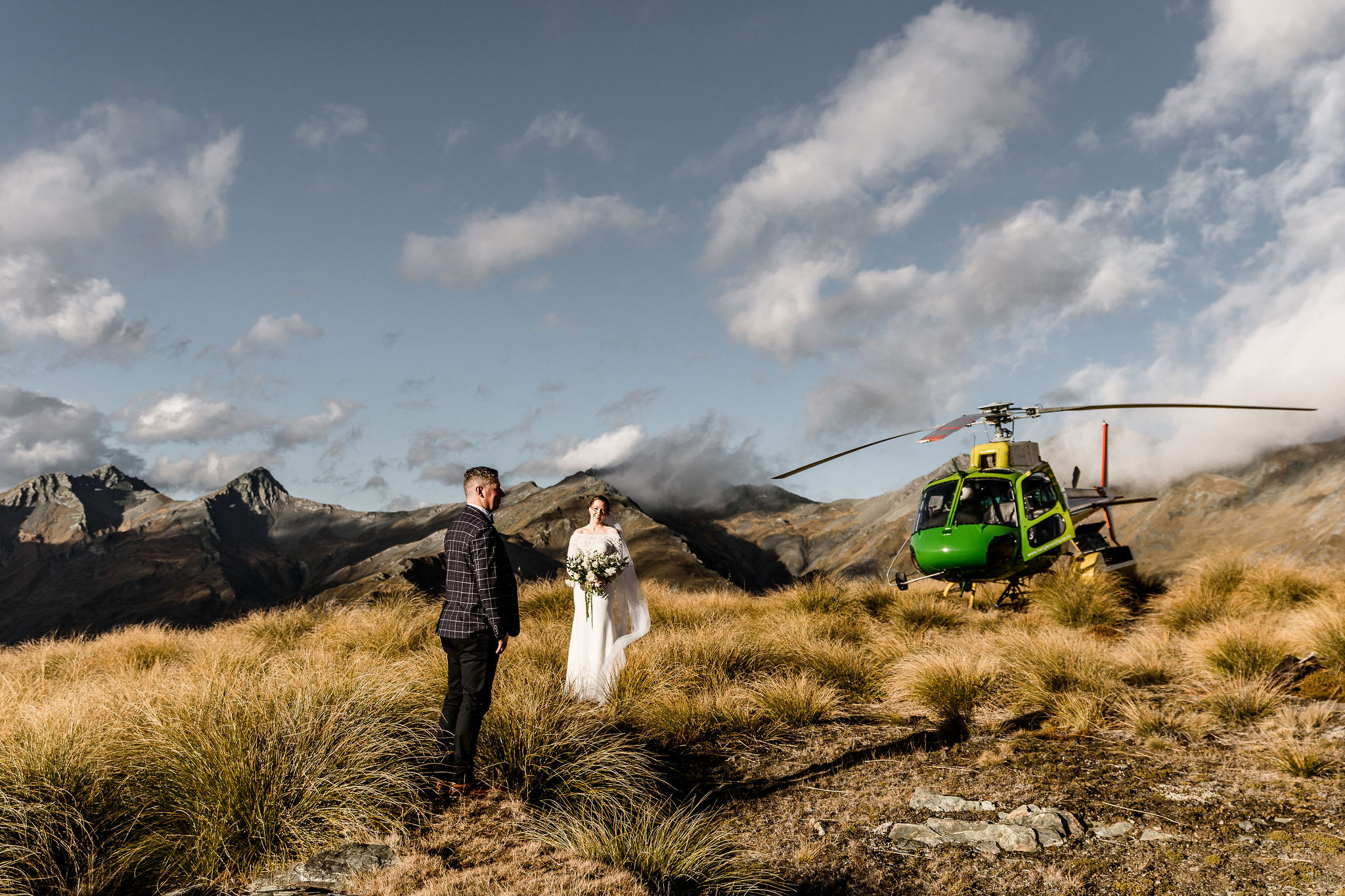 Heli Elopement Queenstown - Susan Miller Photography