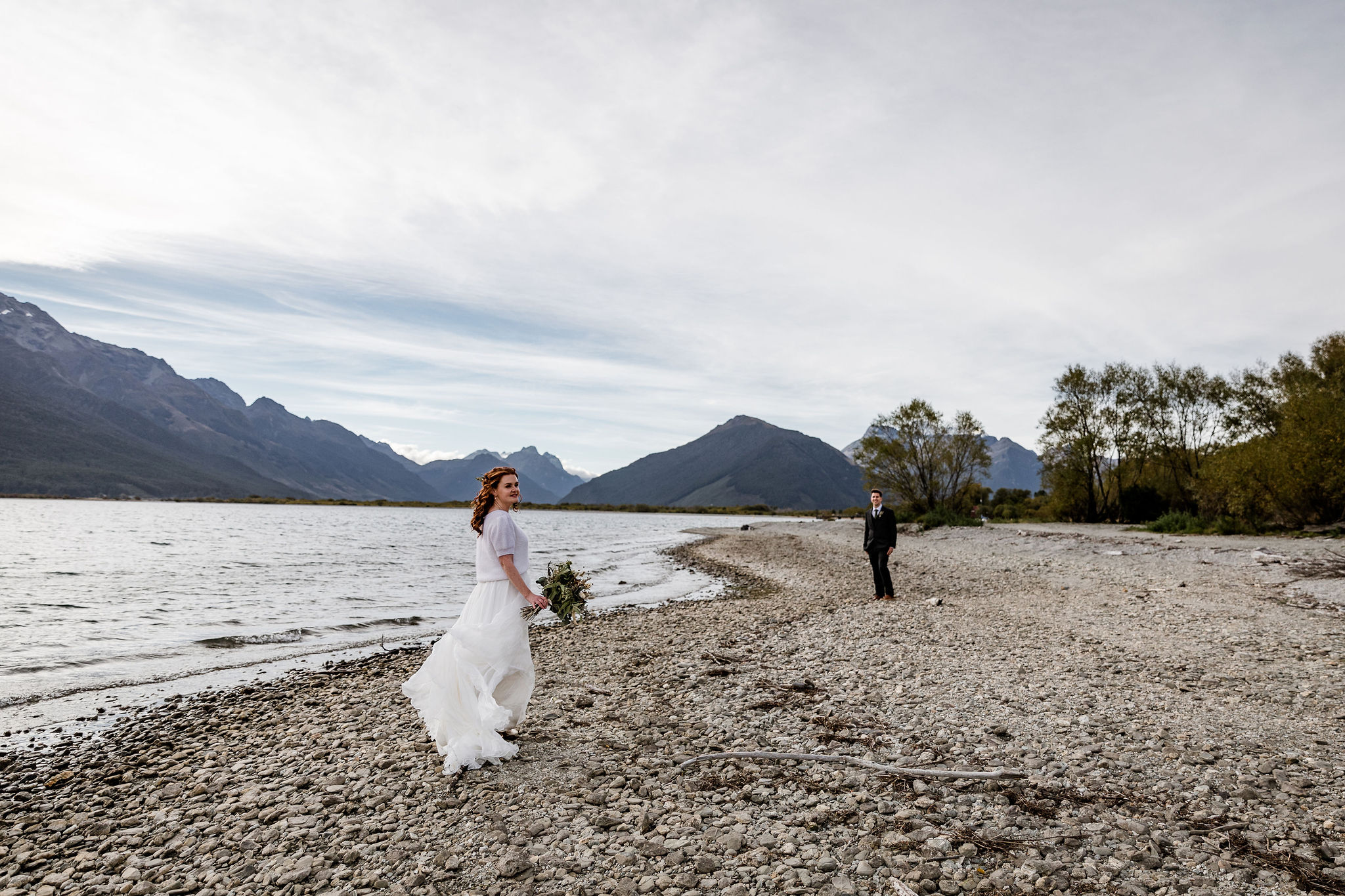 Head of the Lake Elopement - Susan Miller Photograph