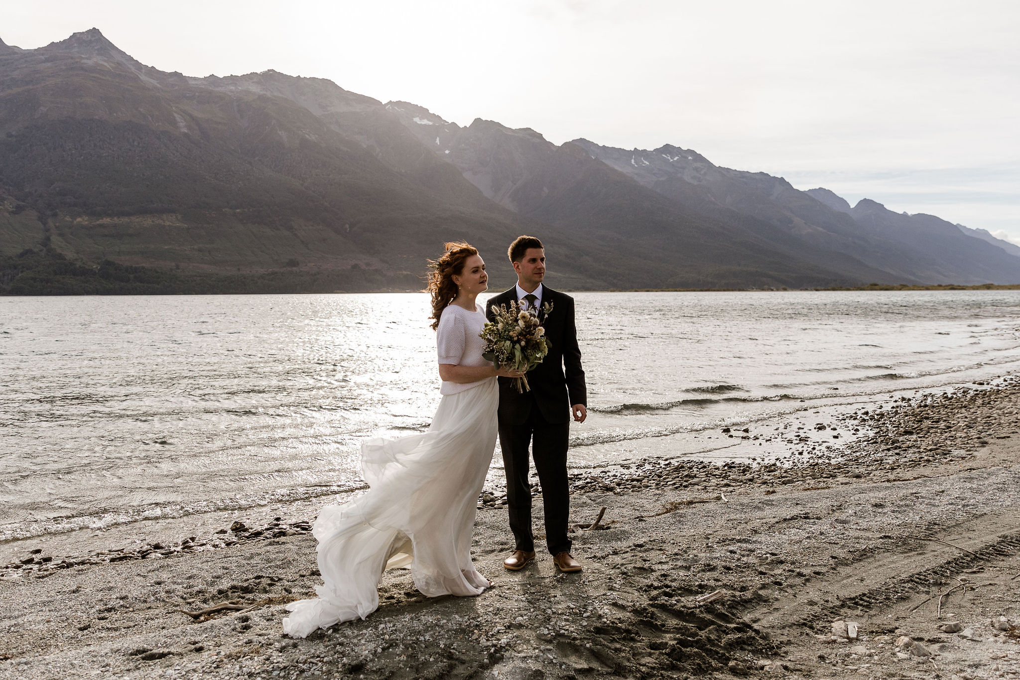 Head of the Lake Elopement - Susan Miller Photograph