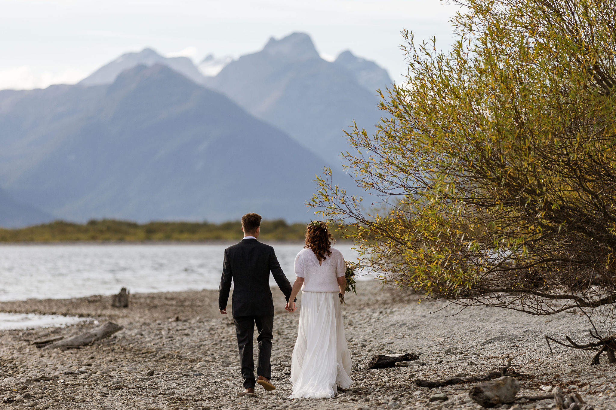 Head of the Lake Elopement - Susan Miller Photograph