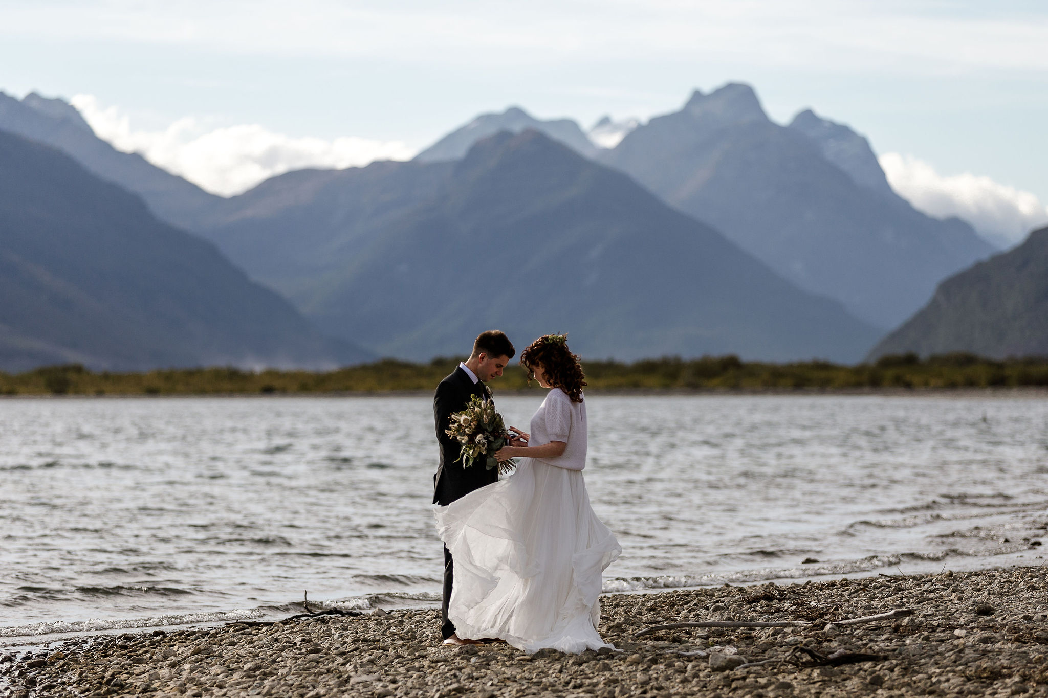 Head of the Lake Elopement - Susan Miller Photograph